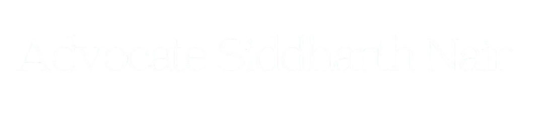 Advocate Siddharth Nair